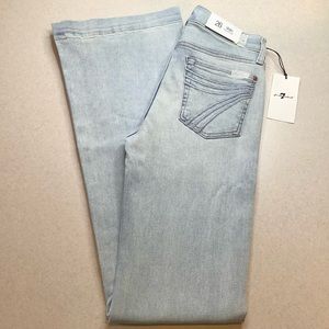 7 For All Mankind Jeans 26X35 Dojo Stonewashed NWT!